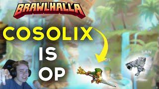 NERF COSOLIX! - Brawlhalla Player Montage #4 (The best lance strings, 0 to death and more)