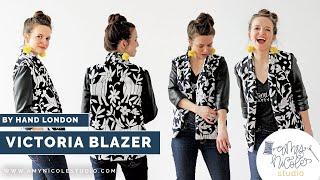 A Statement Blazer - Victoria Blazer - By Hand London