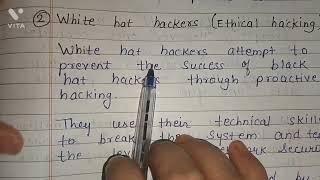 Hacking | Types of Hacking | punishment of Hacking | Lecture 15 | Exams