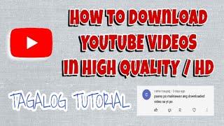 How to Download YouTube Videos in High Quality / High Definition