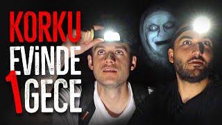 GECE GİZLİCE KORKU EVİNDE KALMAK! ft. @muratabigf (POLİS GELDİ!)