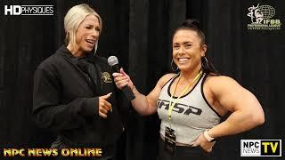 2023 IFBB Texas Pro Check In Interview with Becca Wilcox