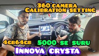 innova crysta  car Android system & 360°camera fitting calibration 4gb64gb with sim sllot home