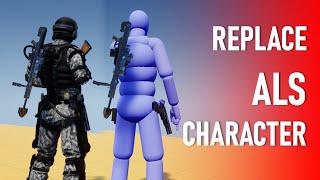 Unreal Engine 5 - Replace ALS Shooter Character(ALS #178)