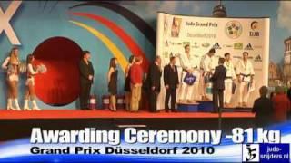 Judo 2010 Grand Prix Dusseldorf: Medal Ceremony [-81kg]