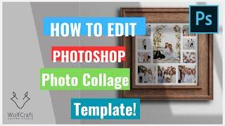 Photoshop Photo Collage Template Tutorial: Easy Drag-and-Drop Guide!