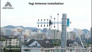 How to Install a  Home Cell Phone Signal Booster - ANYCALL