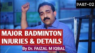 MAJOR BADMINTON INJURIES & DETAILS| By Dr. FAIZAL M IQBAL| MEDICAL EXPERTS TALK| PART-02| MALAYALAM