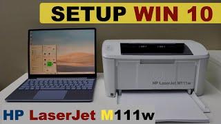 HP LaserJet M111w Setup Windows Laptop, WiFi Wireless Setup.