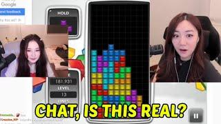 Fanfan Reacts to Tina Being a Tetris Goddess