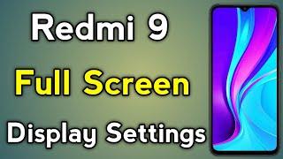 Full Screen Display Setting In Redmi 9 - Hide And Show Navigation Button