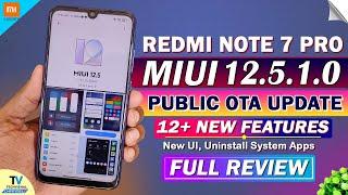Redmi Note 7 Pro New MIUI 12.5.1.0 Update Full Review | 12+ Features | Redmi Note 7 Pro MIUI 12.5
