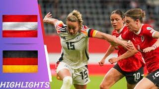 Austria vs Germany | Women's European Qualifiers - Highlights All Goals 05/04/24 .Great Match