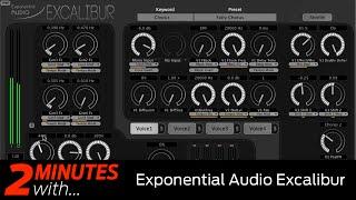 Exponential Audio Excalibur VST/AU/AAX multi-effect plugin in action!