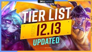 NEW UPDATED TIER LIST for PATCH 12.13 - League of Legends