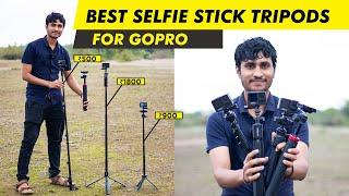 Top 4 Best Selfie Sticks for GoPro or Any Action Camera 2024 | Best Budget GoPro Selfie Stick Tripod