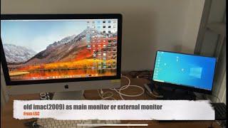old imac as main monitor or external monitor
