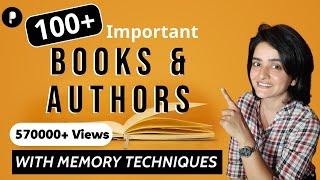 Important Books & Authors | Books released in 2020-2021 & earlier | With Memory Tricks | Ma'am Richa
