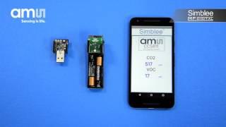 Simblee ams CCS811 Indoor Air Quality Sensor IoT Kit - RFD77809