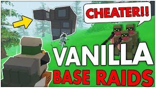 They think im CHEATING..! - BASE RAIDS & COUNTER RAID DEFENCE | Vanilla Base Raids