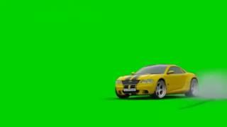 police car chase green screen