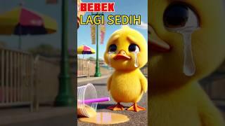 Boba Tumpah, Bebek Lucu Menangis  | Cute Duckling's Boba Spill!  #viralvideo #bebeklucu #duck