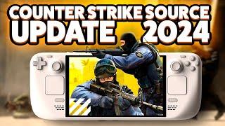 Counter Strike Source Update 2024 en Steam Deck va COMO UN TIRO 