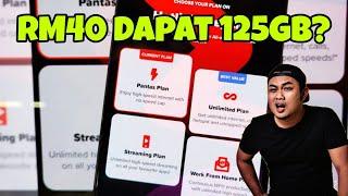 RM40 Dapat 125GB?-Pelik La Kalau Hotlink Belanja Murah-Hotlink Streaming Plan