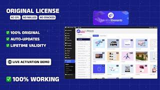 Unlimited Elements with License Key | Premium Elementor Addons | Genuine Activation Key