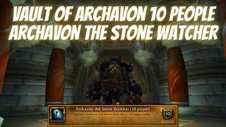 Archavon the Stone Watcher Vault of Archavon 10 World of Warcraft Wrath of the Lich King