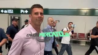 L'arrivo di Thiago Motta a Malpensa: inizia l'avventura alla Juventus