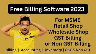 free billing software for retail shop | full course billing to gst return | free billing software 23