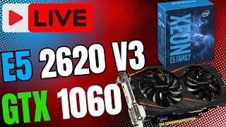 Xeon E5 2620 V3 + GTX 1060 em 2025 ? montar Pc Barato Testes em LIVE!!