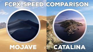 IS FINAL CUT PRO FASTER IN CATALINA? | FCPX Catalina vs Mojave Performance Test