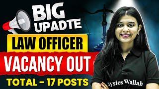 Law Officer Vacancy 2025 Out | Bank of India Legal Officer Recruitment | Law Jobs | Legal Jobs