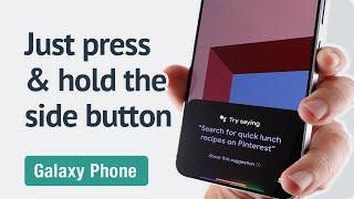 How to open Google Assistant/Gemini when press and hold the Power/Site button on your Galaxy phone?