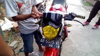 Motor trend Yamaha Vixion modifikasi stang jepit 2015 + mrn studio + susanto