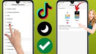 How to Fix Dark Mode / Display Option Not Showing on TikTok (Update 2024) | TikTok Dark Mode