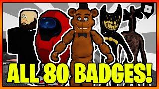 How to get ALL 80 BADGES in TREVOR CREATURES KILLER 2! || Roblox