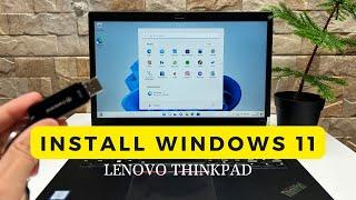 Tutorial betet89 Install / Upgrade Windows 10 ke Windows 11 Lenovo ThinkPad
