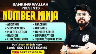 Maths Tricks | Simplification, Number Series, Arithmetic, Data Interpretation | Number Ninja #1