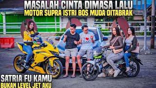 MERASA KALAH SAING DIMASA LALU!!  ISTRI BOS MUDA DIHINA KARENA NAIK SUPRA SAMPAI DITABRAK!! Tapi..