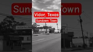 I Wore My J’s In Vidor Texas A Sundown Town