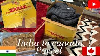 India To Canada Parcel  || India to parcel aya || 