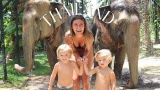 THAILAND VLOG | Traveling with toddlers to see an elephant sanctuary, Railay Beach, Phi Phi Islands
