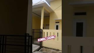 Cat Rumah Kuning Gading #rumahminimalis #rumahsederhana #shorts #jualrumah #bakoelrumah