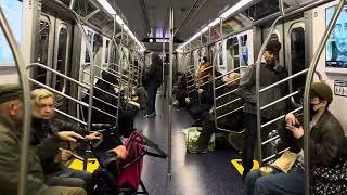 Exclusive! Court Square bound R211T G train arrival and walkthrough