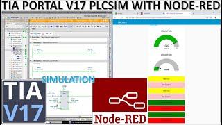 How to simulation between TIA Portal V17 with Node-Red without PLC