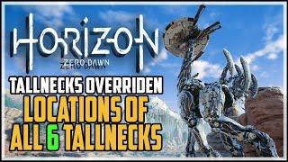 Horizon Zero Dawn All Tallneck Locations (All Tallnecks Overridden Achievement)