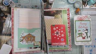 Winter Snowman Journal | Belly Bands | Side Tucks | Pockets & Flips | Part 3 of 5